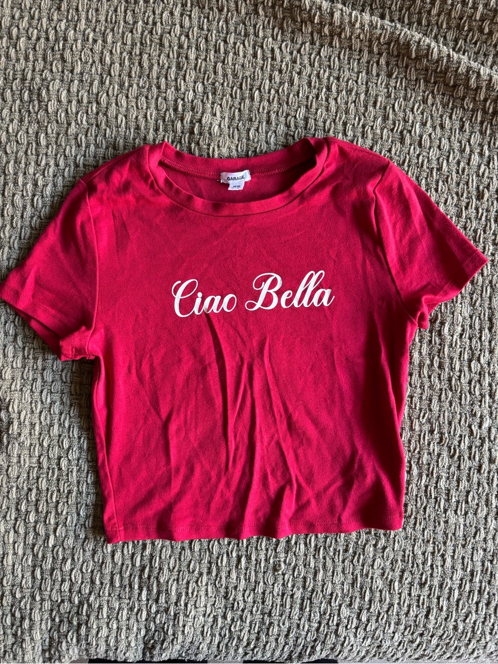 Garage Red "Ciao Bella" Graphic Tee